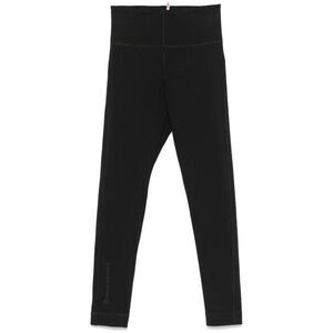 MONCLER GRENOBLE High-Waisted Performance Leggings Women BLACK Pants
